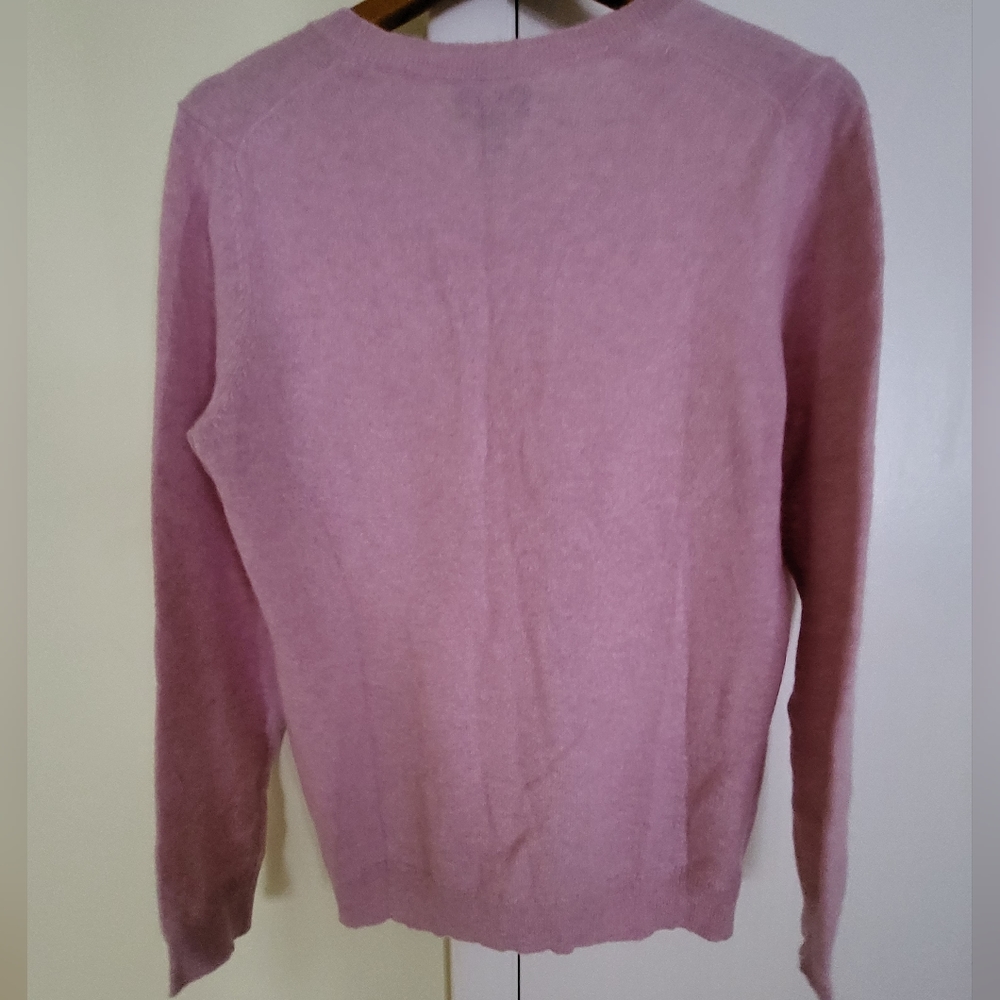 NWT Cashmere Charter Club Pink Sweater Sz L - Picture 2 of 3